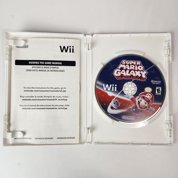 Super Mario Galaxy Nintendo Wii Video Games Nostalgic‎ Luigi - Picture 3 of 4